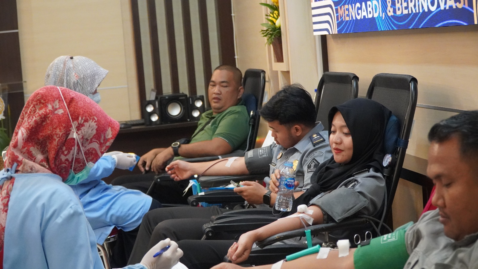 Sambut Hari Bhakti Imigrasi ke-75, Imigrasi Pangkalpinang Gelar Donor Darah