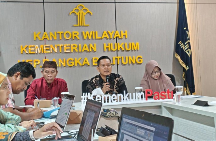 Kanwil Kemenkum Babel Harmonisasikan Ranperda Dan Ranperkada Kota Pangkal Pinang