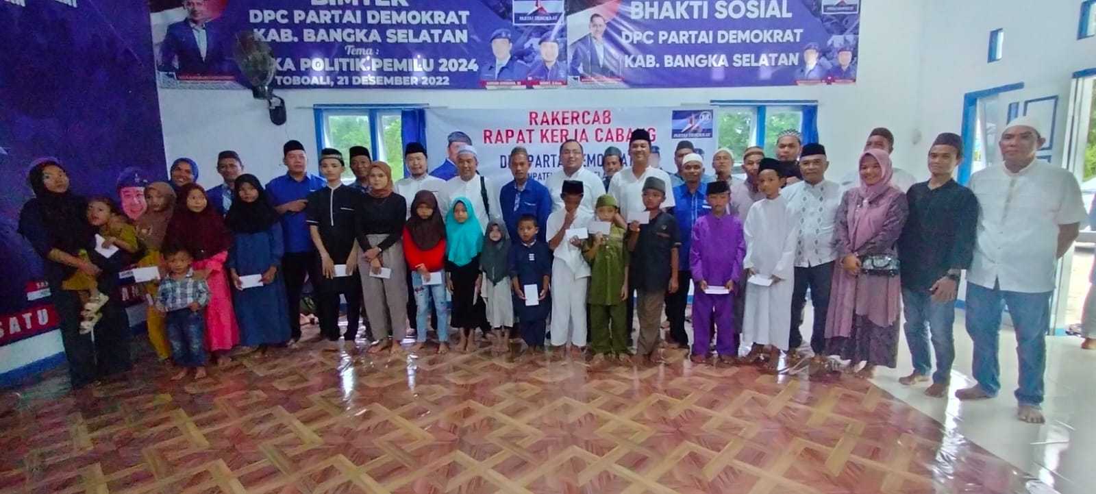 Partai Demokrat Basel Santuni Anak Yatim Piatu, Samson: Harapan Rakyat Perjuangan Demokrat 