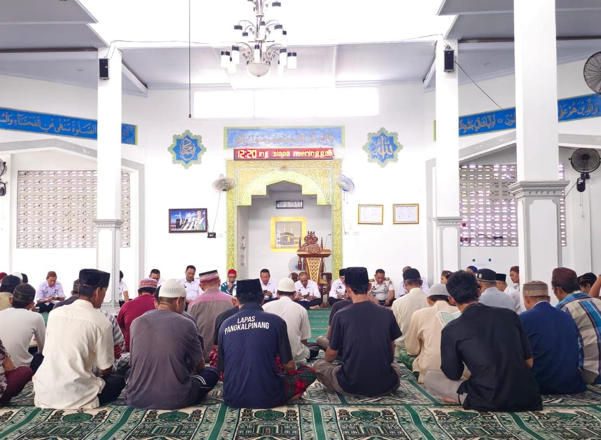 Lapas Pangkalpinang Gelar Doa Bersama, Solidaritas untuk Korban Bencana di Sumatera