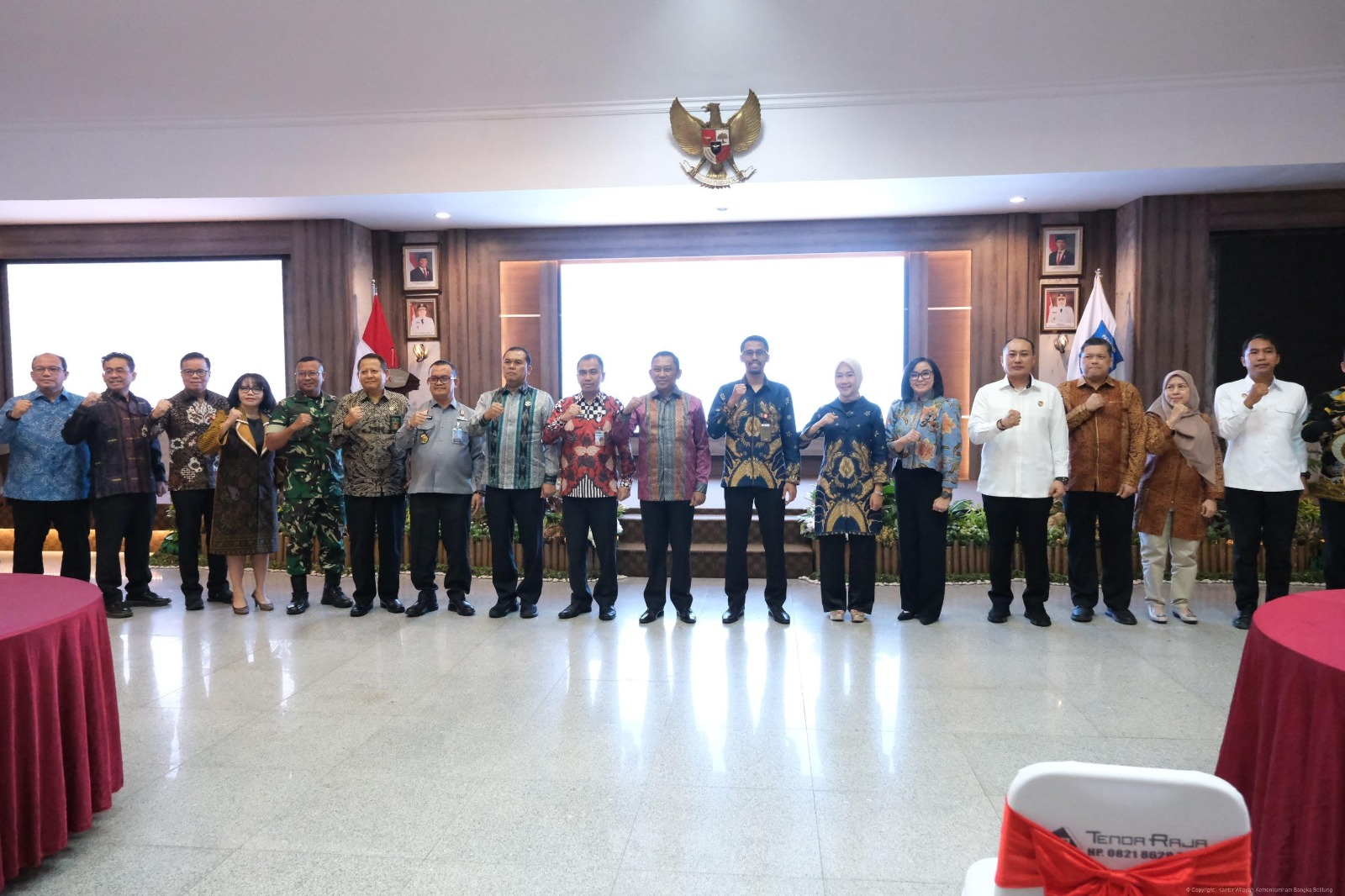 Kanwil Kemenkum Babel Hadiri Pengukuhan Kepala OJK Kepulauan Bangka Belitung