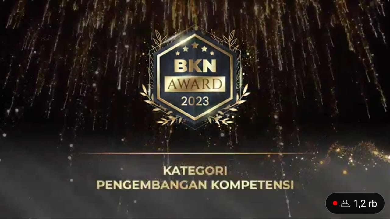 Pemkot PGK Raih Penghargaan BKN Award Kategori Pengembangan Kompetensi