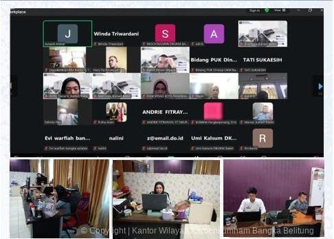 Percepat Pendaftaran Merek, Kanwil Kemenkum Babel sinergi dengan Dinas Koperasi dan UKM Provinsi Babel