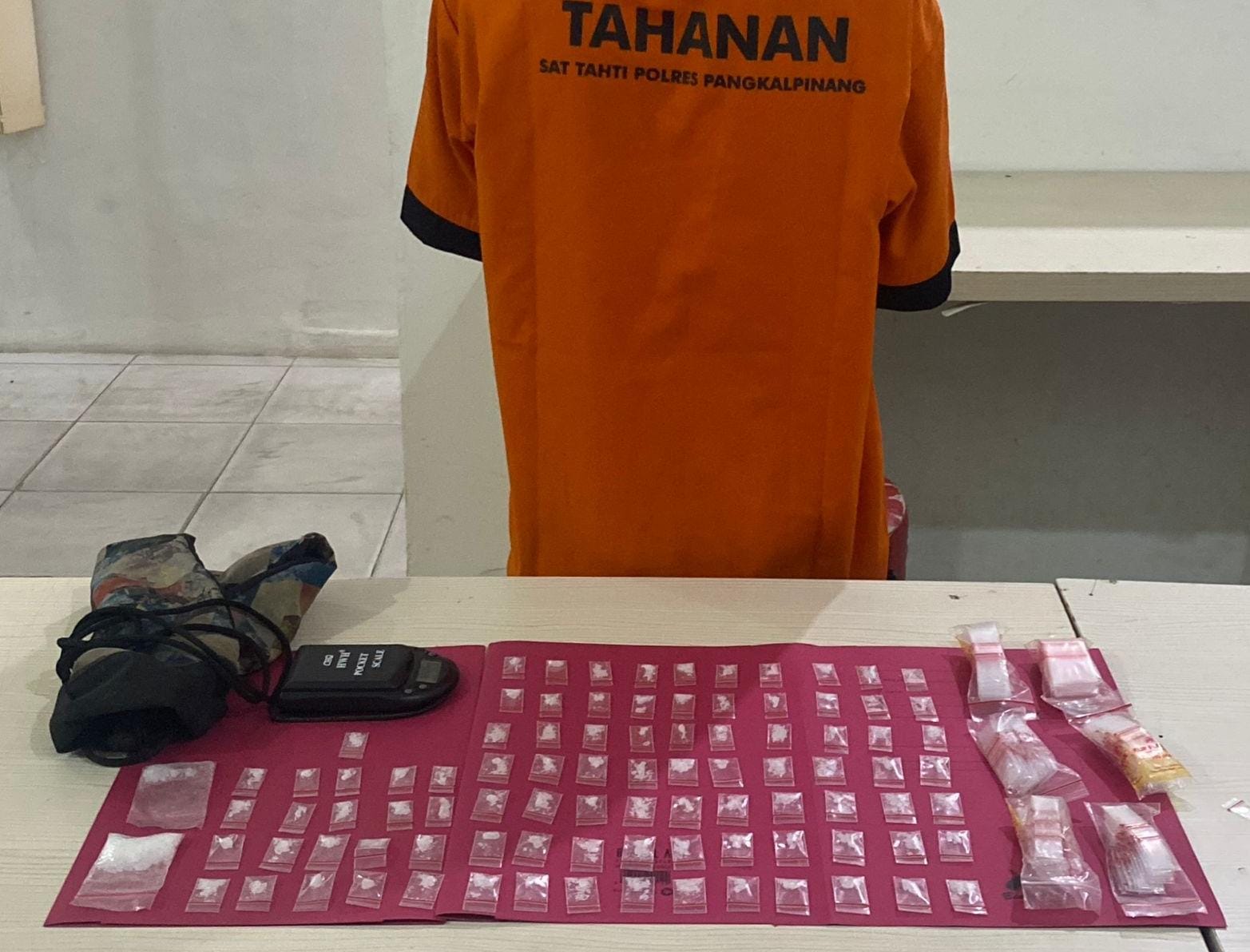 Edar Sabu, Pemuda di Pangkalpinang Tak Berkutik saat Diamankan Polresta Pangkalpinang