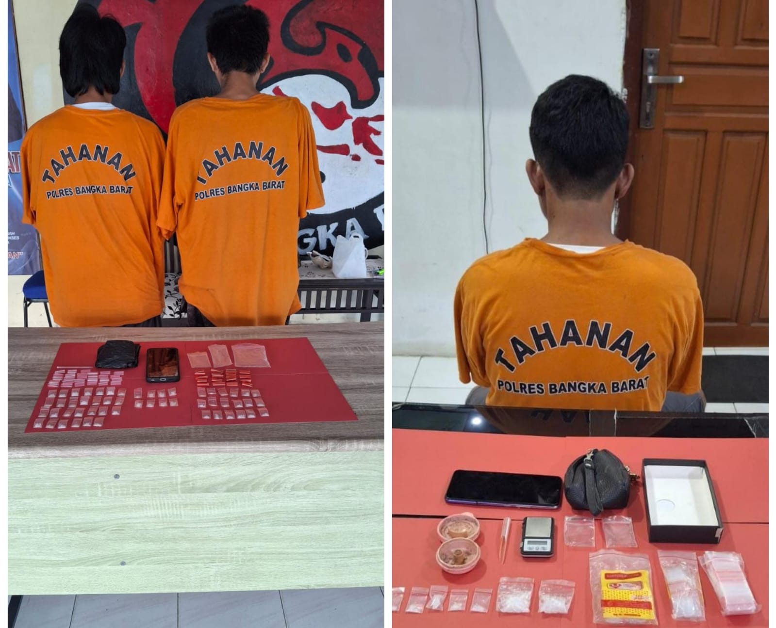 Pemakai Dan Pengedar Narkoba Terus Disikat Polres Bangka Barat