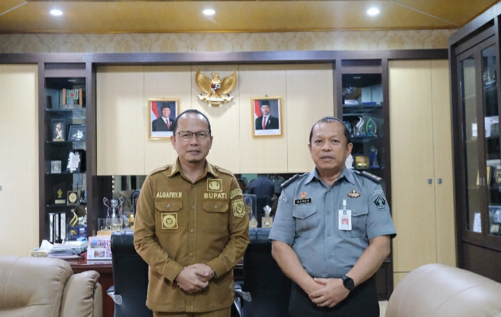 Plt Kakanwil Kemenkum Babel Audiensi ke Bupati Bangka Tengah, ini yang dibahas