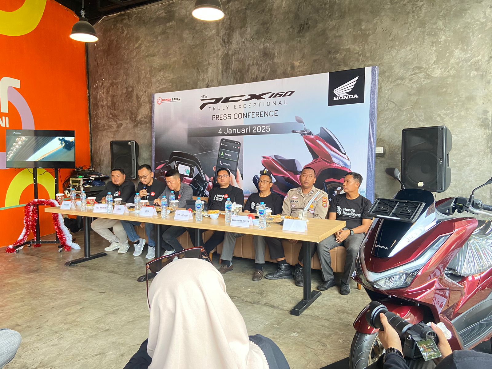 Gelar Press Conference, Honda Babel Resmi Perkenalkan New Honda PCX 160 Secara Langsung