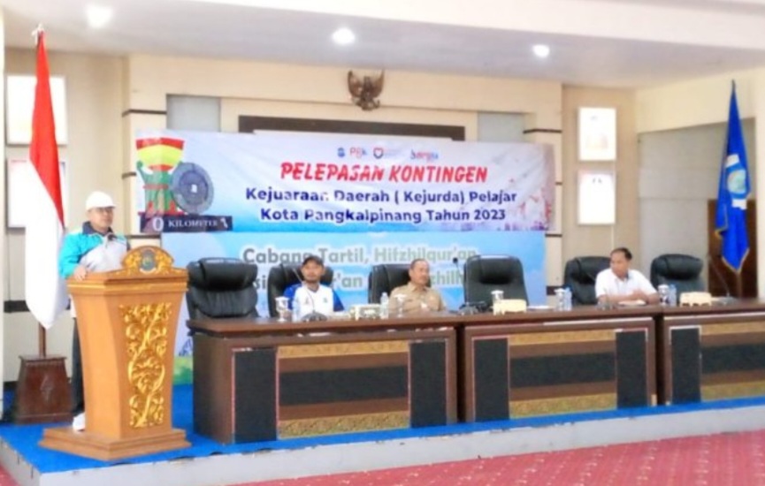 Kota Pangkalpinang Targetkan Juara Umum Kejurda Pelajar 2023