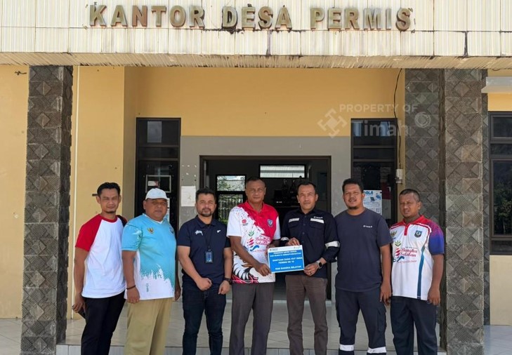 Bersama Masyarakat Desa Permis, PT Timah Dukung Turnamen Voli dan Jalan Santai Warga
