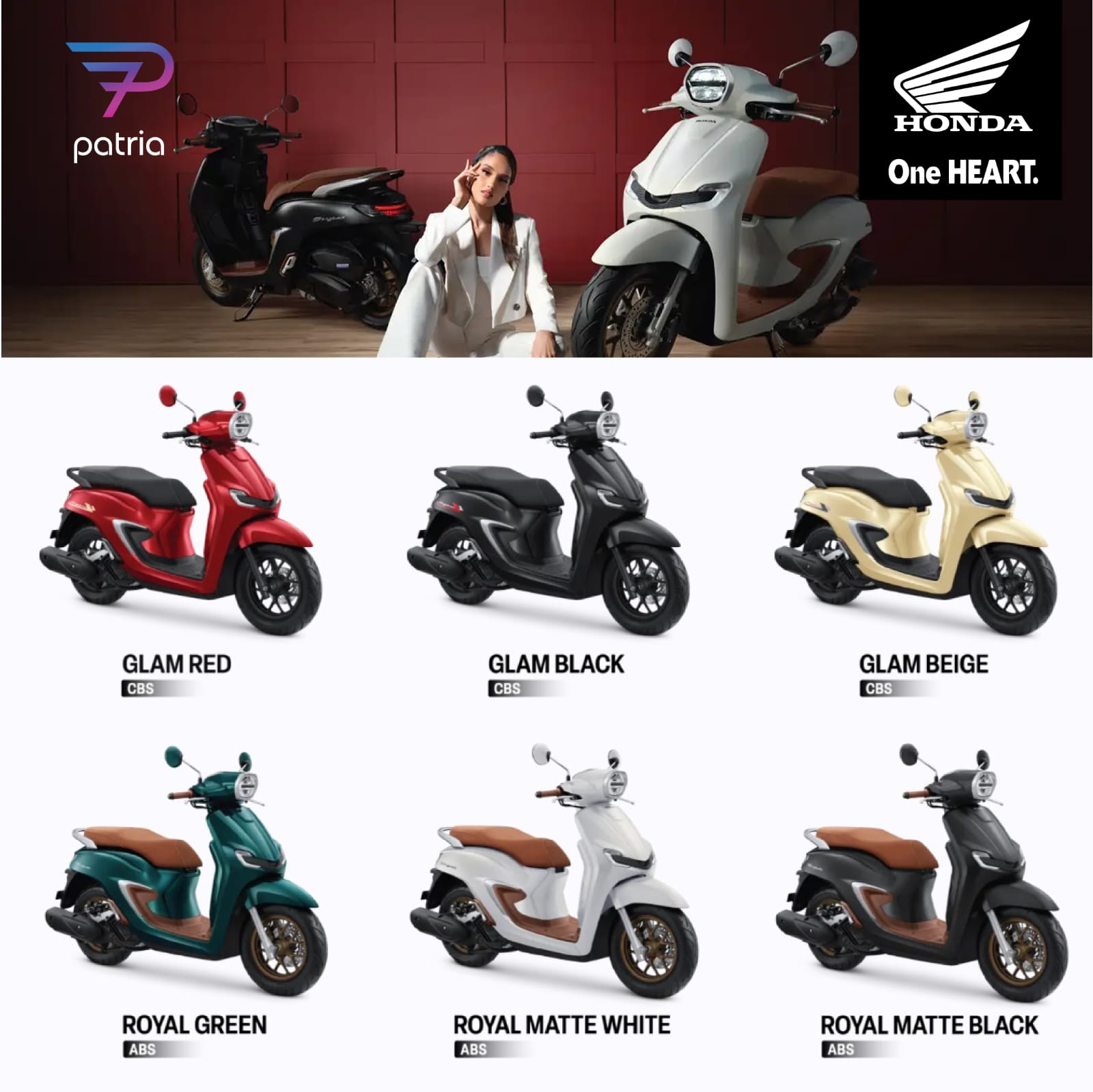 Ada Enam Pilihan Warna Honda Stylo 160, Royal Green Paling Keren!