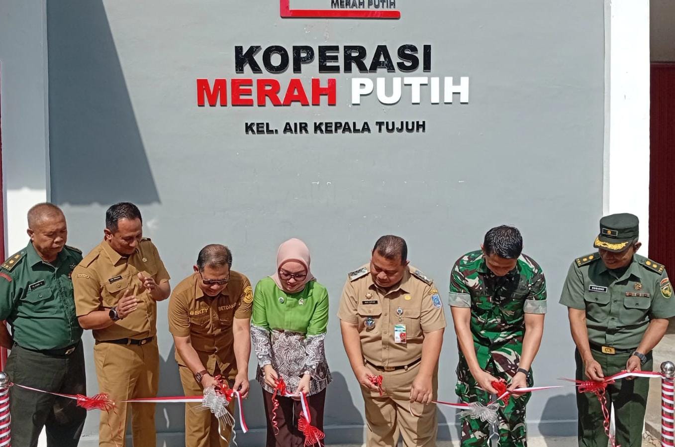 Wamenkop Resmikan Unit KMP Pertama Air Kepala Tujuh Pangkalpinang