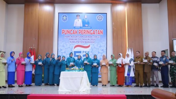 Pj Sekda Bangka Hadiri Peringatan HKG PKK Ke-53 Tahun