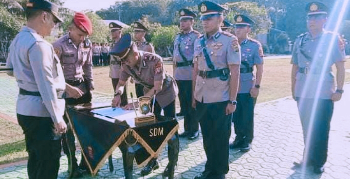 Jajaran Perwira Polres Basel Berganti, Dua Mantan Kapolsek Jabat Kasat Narkoba