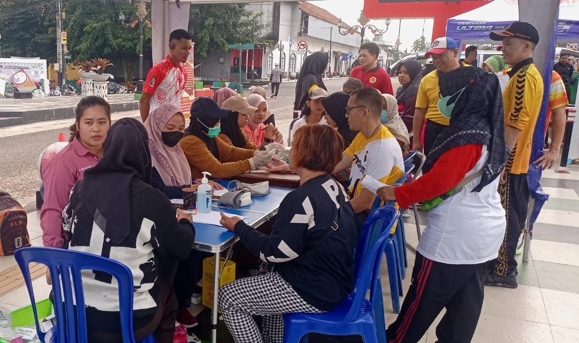 Car Free Day Bersama Polres Basel, Masyarakat Dapatkan Pelayanan Ini