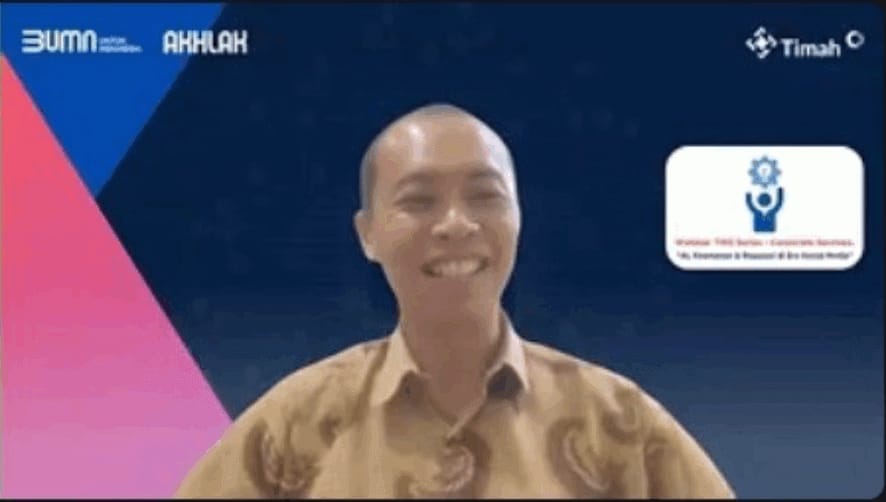 Perkuat Literasi Digital Bagi Karyawan, PT Timah Gelar Webinar Keamanan Digital dan Artificial Intelligence
