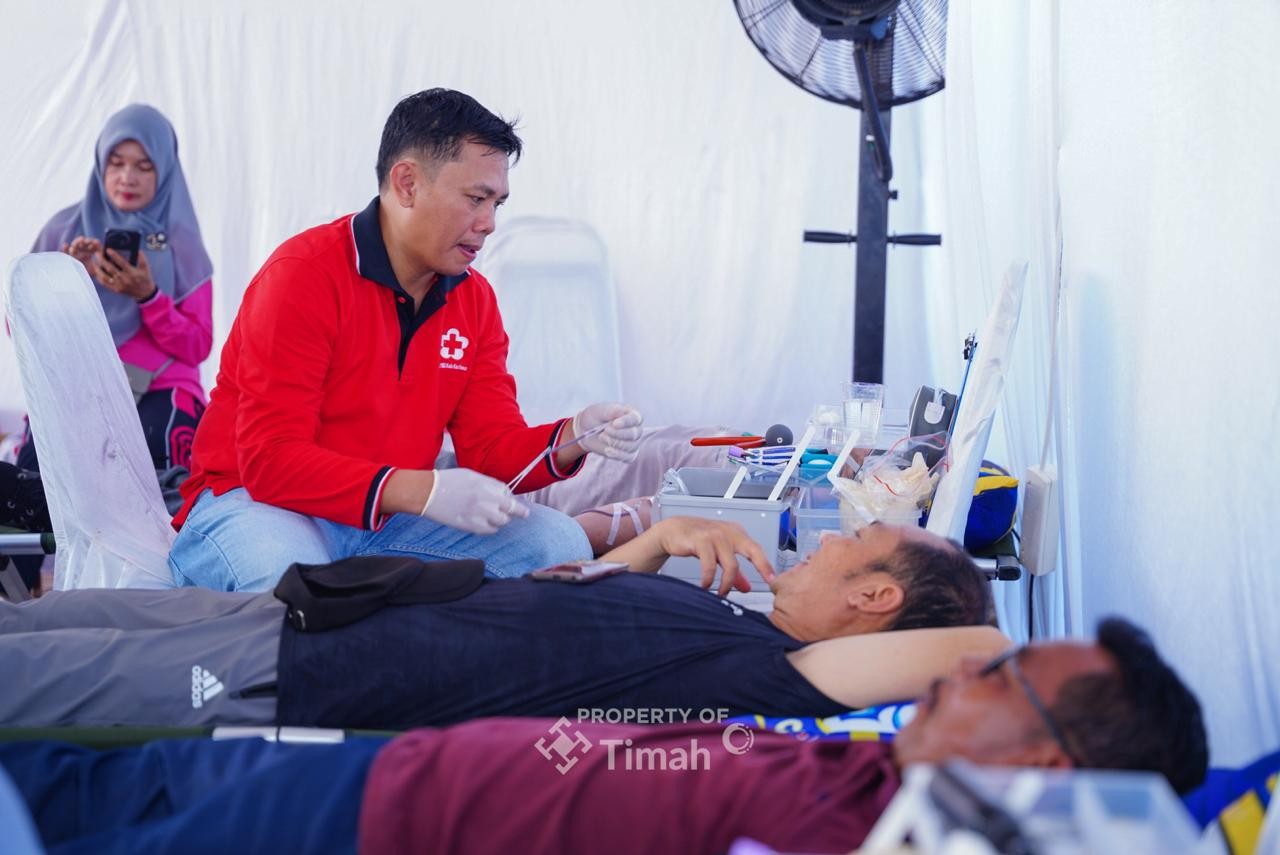 Sambut HUT ke-49, PT Timah Berhasil Kumpulkan Ratusan Kantong Darah dalam Pekan Sehat di Kundur