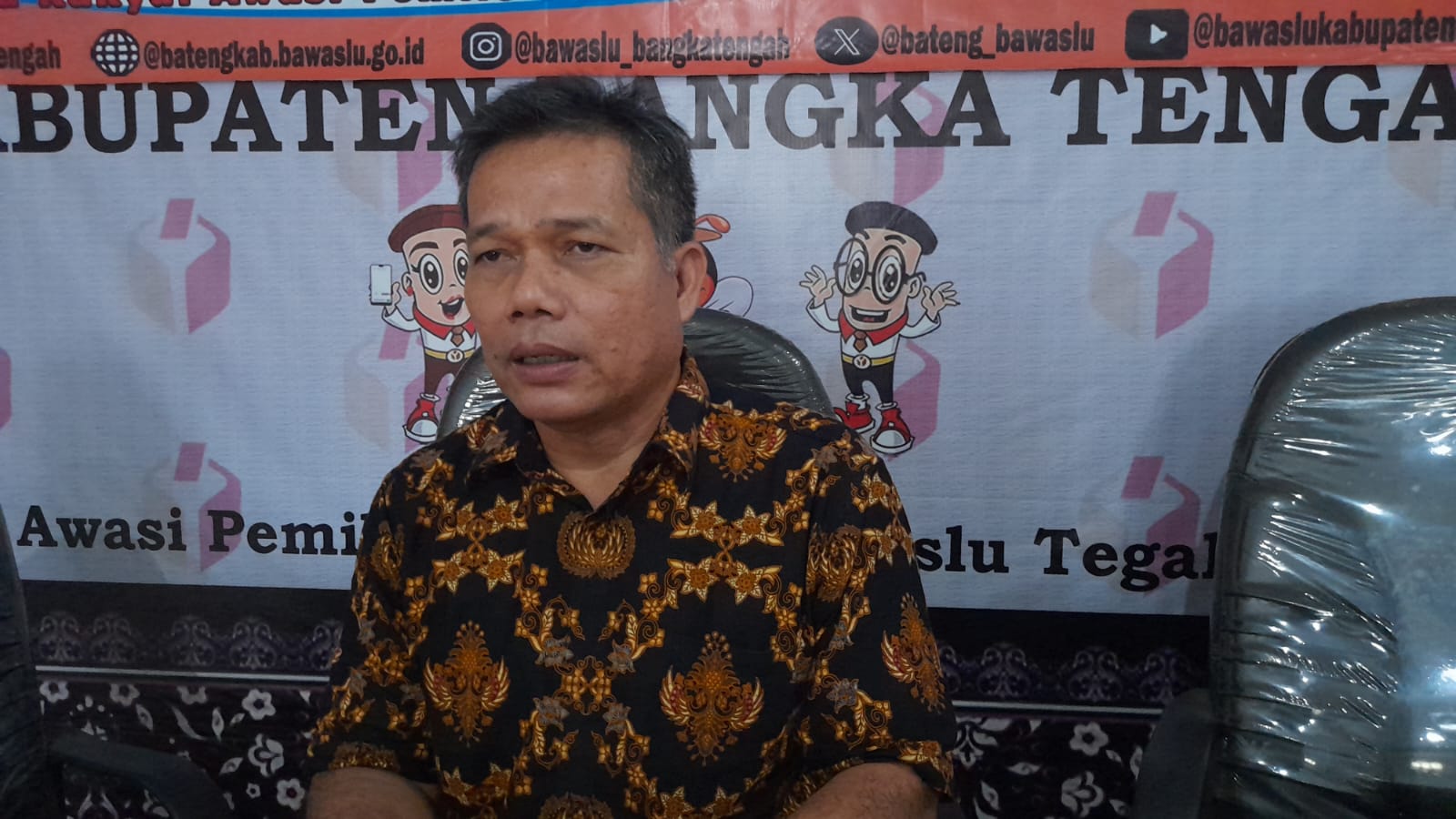 Belum Ada Penunjukkan Titik APK dari KPU, Bawaslu Bateng Masih Sosilisasi