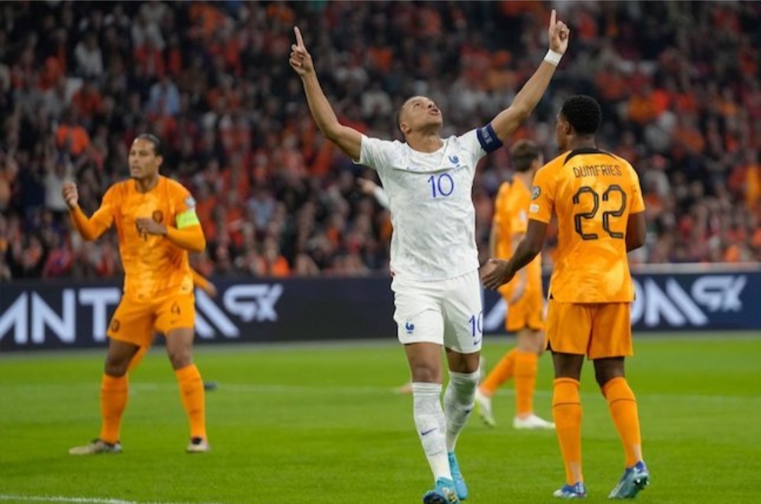 Gol Mbappe di Kandang Belanda Bawa Ayam Jantan ke Euro 2024