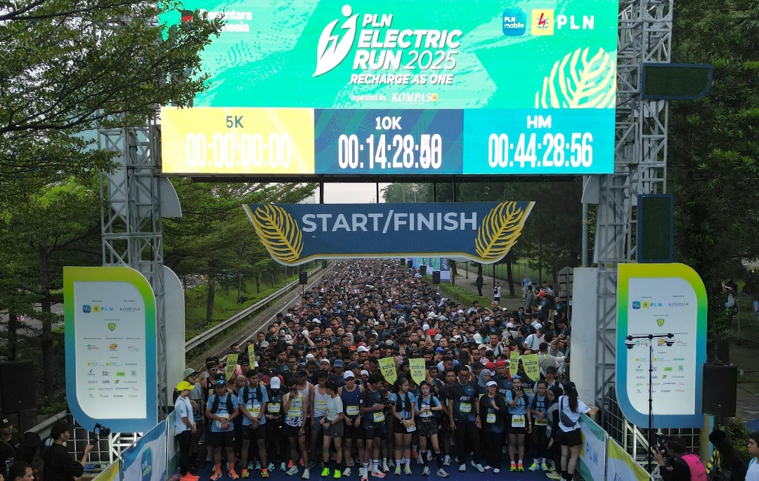 PLN Electric Run 2025 Sukses Digelar, Jadi Event Lari Nol Emisi Pertama di Indonesia
