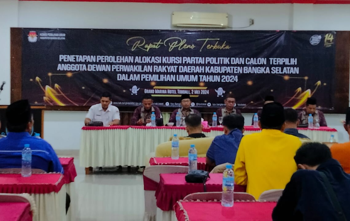 Ditetapkan KPU, Ini 30 Anggota DPRD Basel Terpilih 