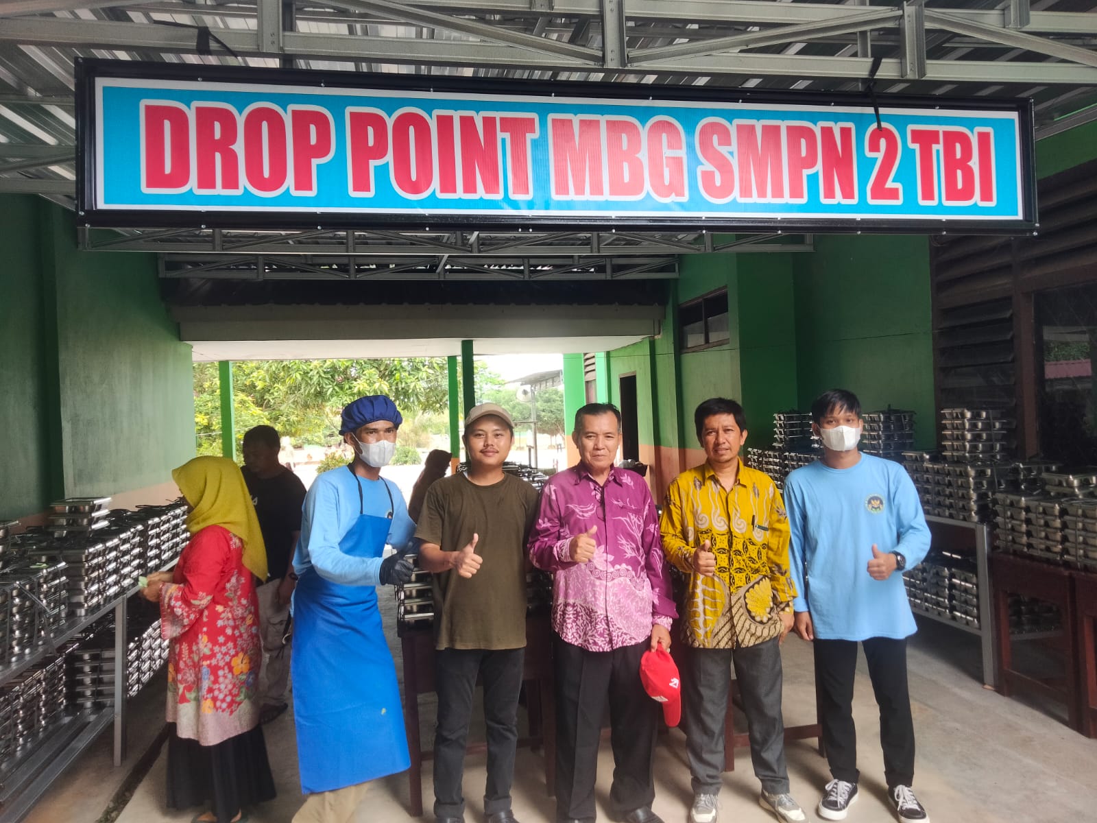 SMPN 02 Toboali Terima MBG, Husaini : Siswa Lebih Fokus Dalam Belajar 