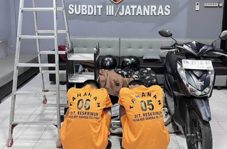 Dua Sekawan di Pangkalpinang Ini Nekat Mencuri Demi Sabu dan Judol