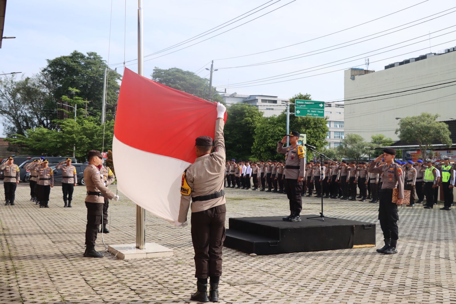 Polresta Pangkalpinang Gelar Hari Upacara Kesadaran Nasional