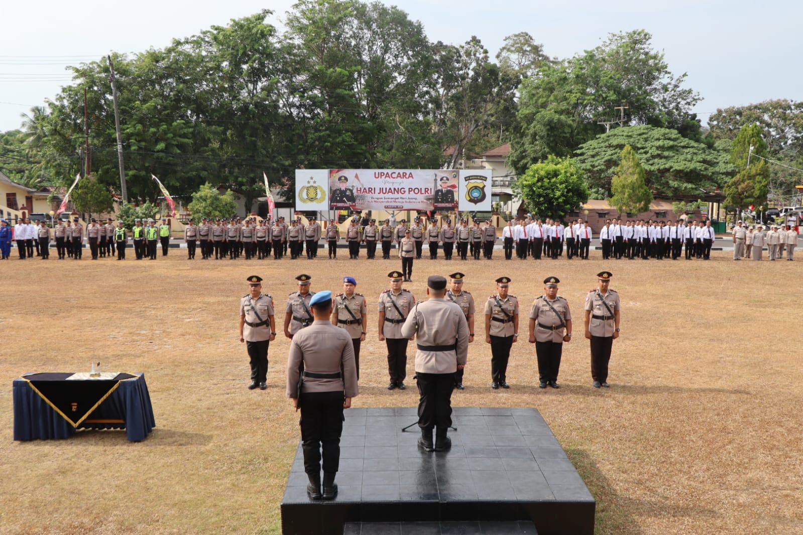 Sejumlah Pejabat Polres Bangka Berganti, Kapolres Ingatkan Profesionalisme dan Integritas