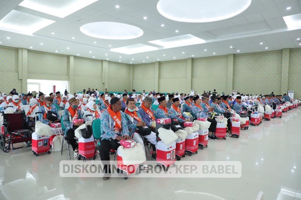 352 Jemaah Calon Haji Bangka Belitung Kloter Terakhir Resmi Diberangkatkan ke Tanah Suci