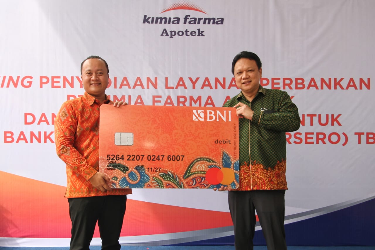 BNI Kelola Jasa Penyaluran Tunjangan Bagi Karyawan PT Kimia Farma Apotek