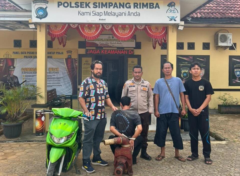 Curi Mesin Pompa Air di Pembibitan Sawit, Pria di Simpang Rimba Harus Berakhir Begini 
