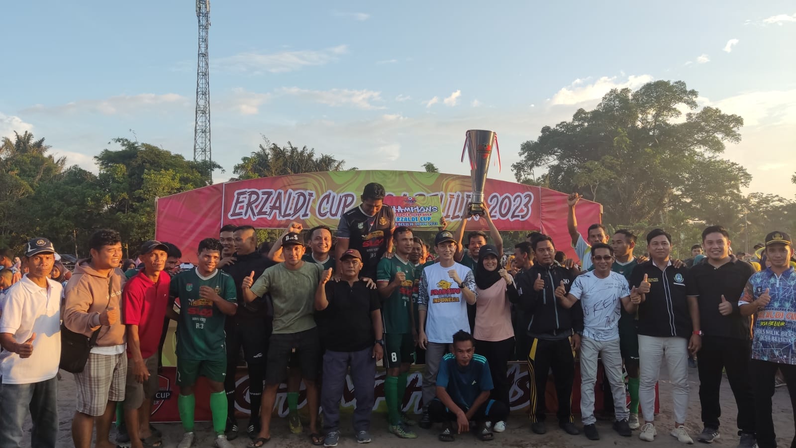 Persiraja Fc Jelutung 1 Rebut Trofi Erzaldi Cup 2023 Belilik