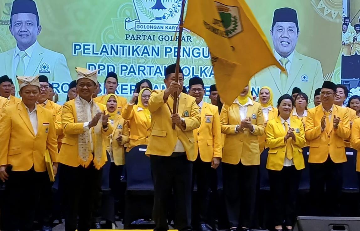 Pengurus DPD Partai Golkar Bangka Belitung Priode 2025 sd 2030 Resmi Dilantik