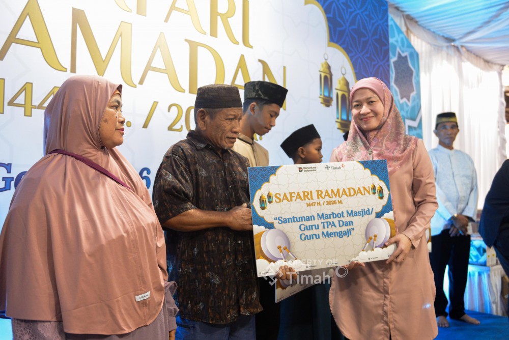 Marbot Masjid Al Falah di Belitung Timur Bersyukur Terima Bantuan dari PT Timah di Bulan Ramadan