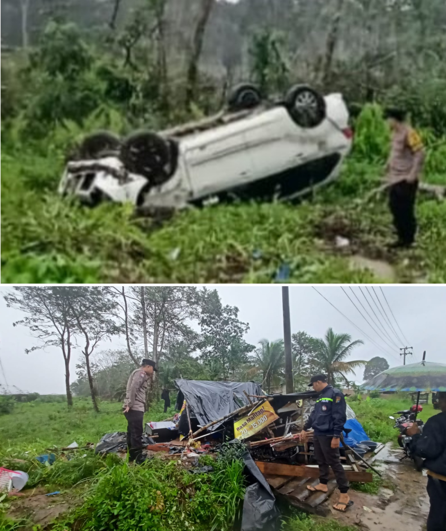 Oleng, Avanza Hajar Penjual Gorengan, dan Tewas! 