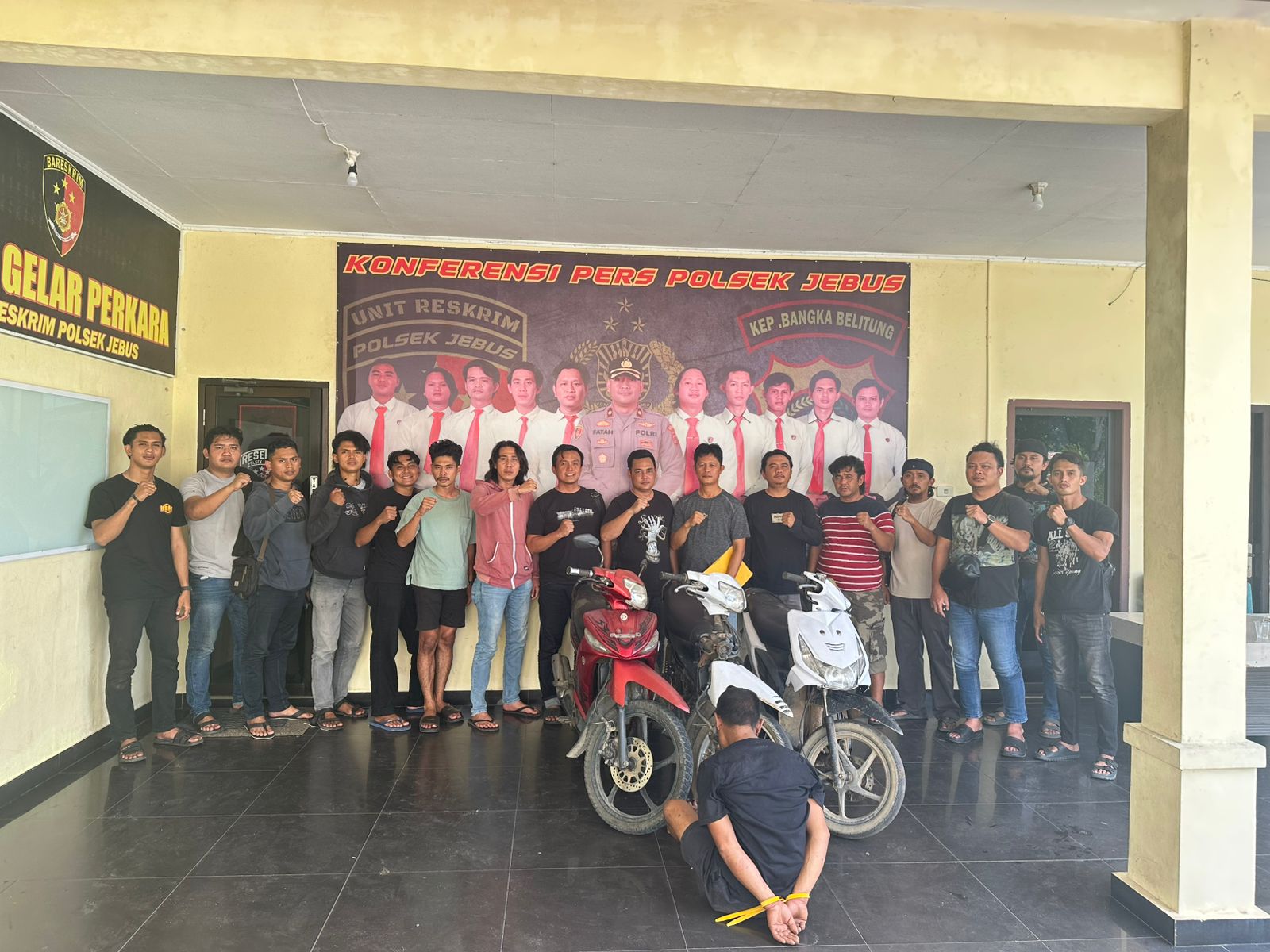 Lari Ke Jebus, Polres Bangka Barat Ringkus Pelaku Curanmor 4 TKP