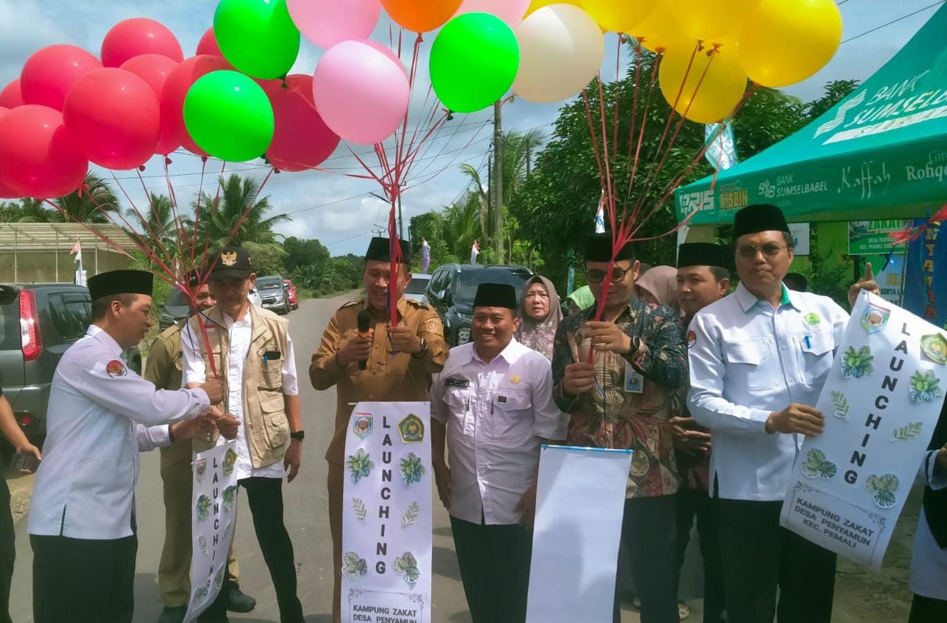 Bupati Fery Insani Launching Kampung Zakat di Desa Penyamun Pemali   