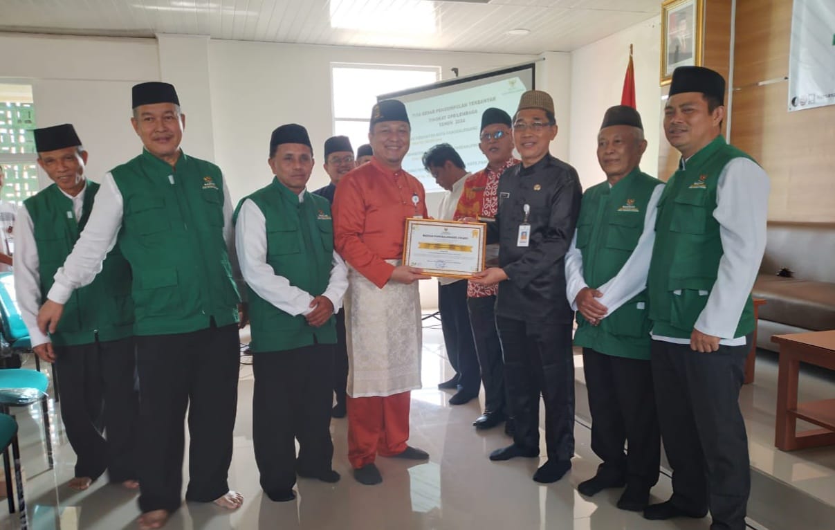 Rutin Berzakat, Belasan Instansi Kota Pangkalpinang Dapat Reward