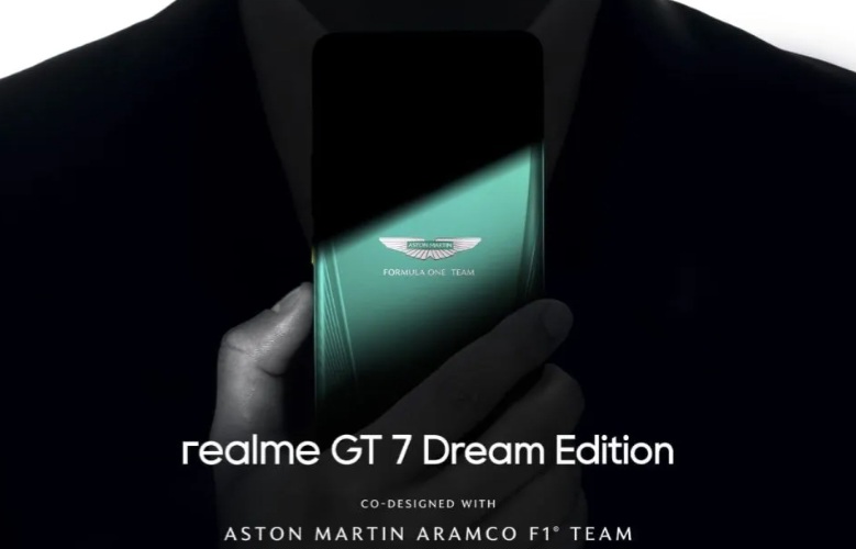 Kolaborasi dengan Tim F1 Aston Martin, Realme Siapkan Ponsel Dream Edition