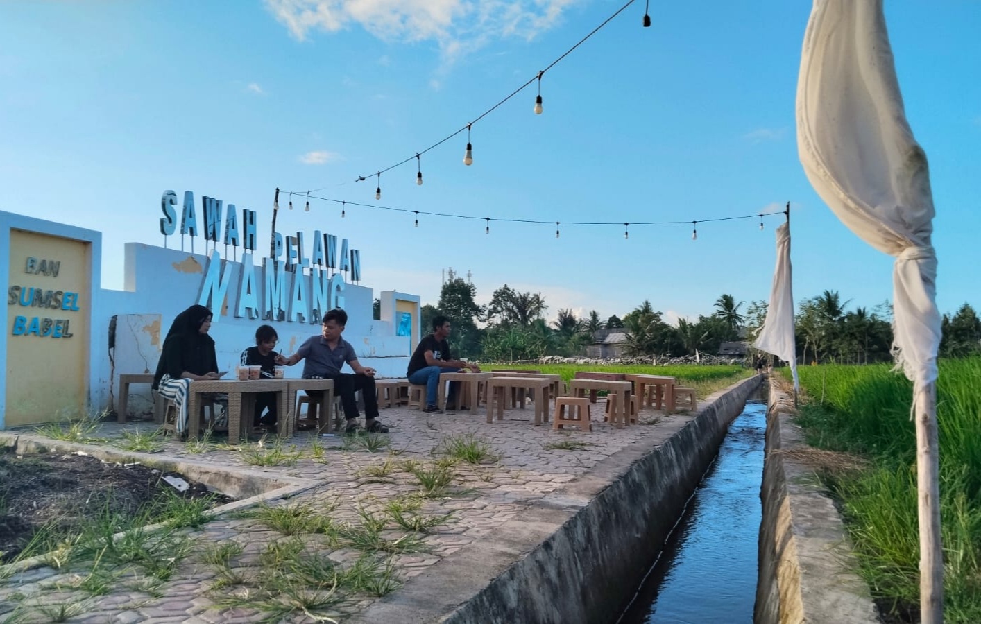 CSR BSB Jadikan Sawah Namang Kian Memukau
