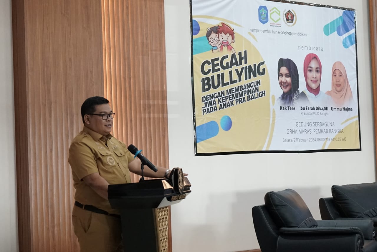 Buka Workshop Cegah Bullying, PJ Bupati: Semoga Bermanfaat untuk Pelajar dan Pendidik