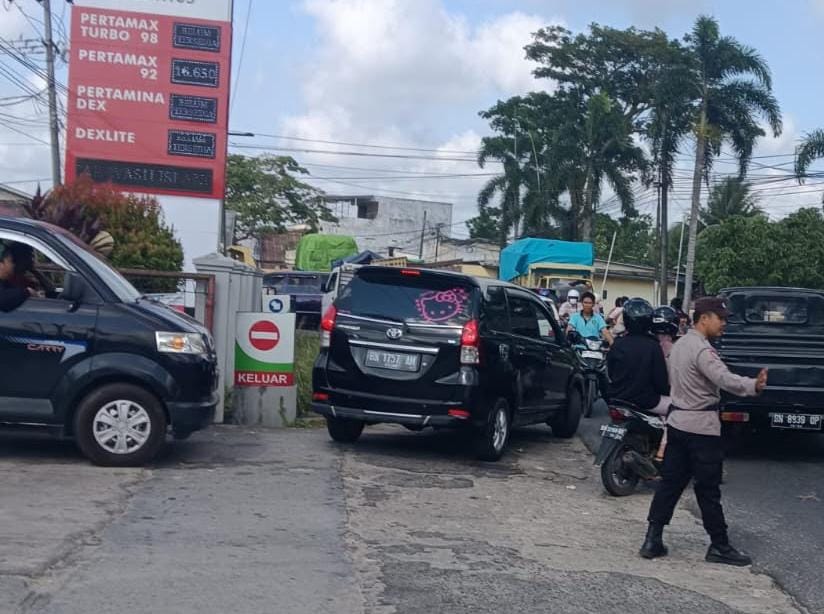 Polresta Pangkalpinang Redam Panic Buying BBM di Pangkalpinang