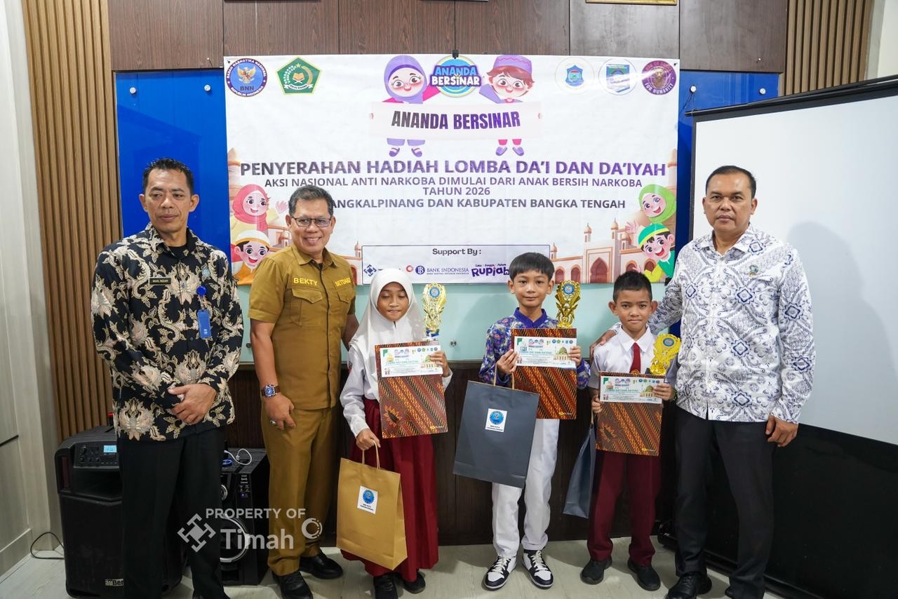 Kolaborasi dengan BNN Kota Pangkalpinang, PT Timah Dukung Program Ananda Bersinar