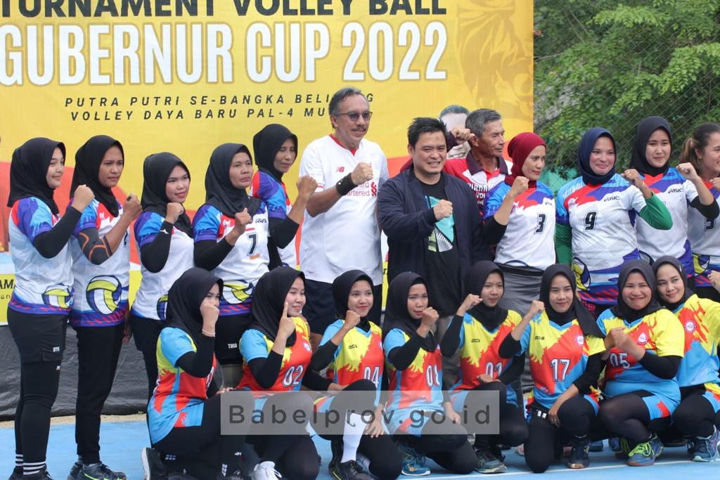 Bangun Kegembiraan dan Kesehatan Lewat Turnamen Voli Gubernur Cup 2022