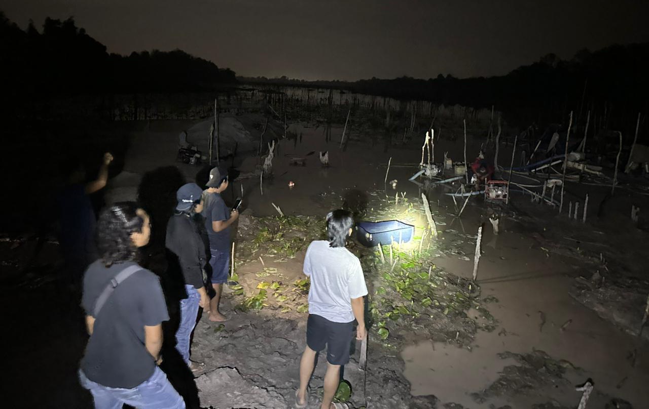 Beroperasi Malam Hari, Penambang Dam 1 Pemali Kocar Kacir Didatangi Polisi