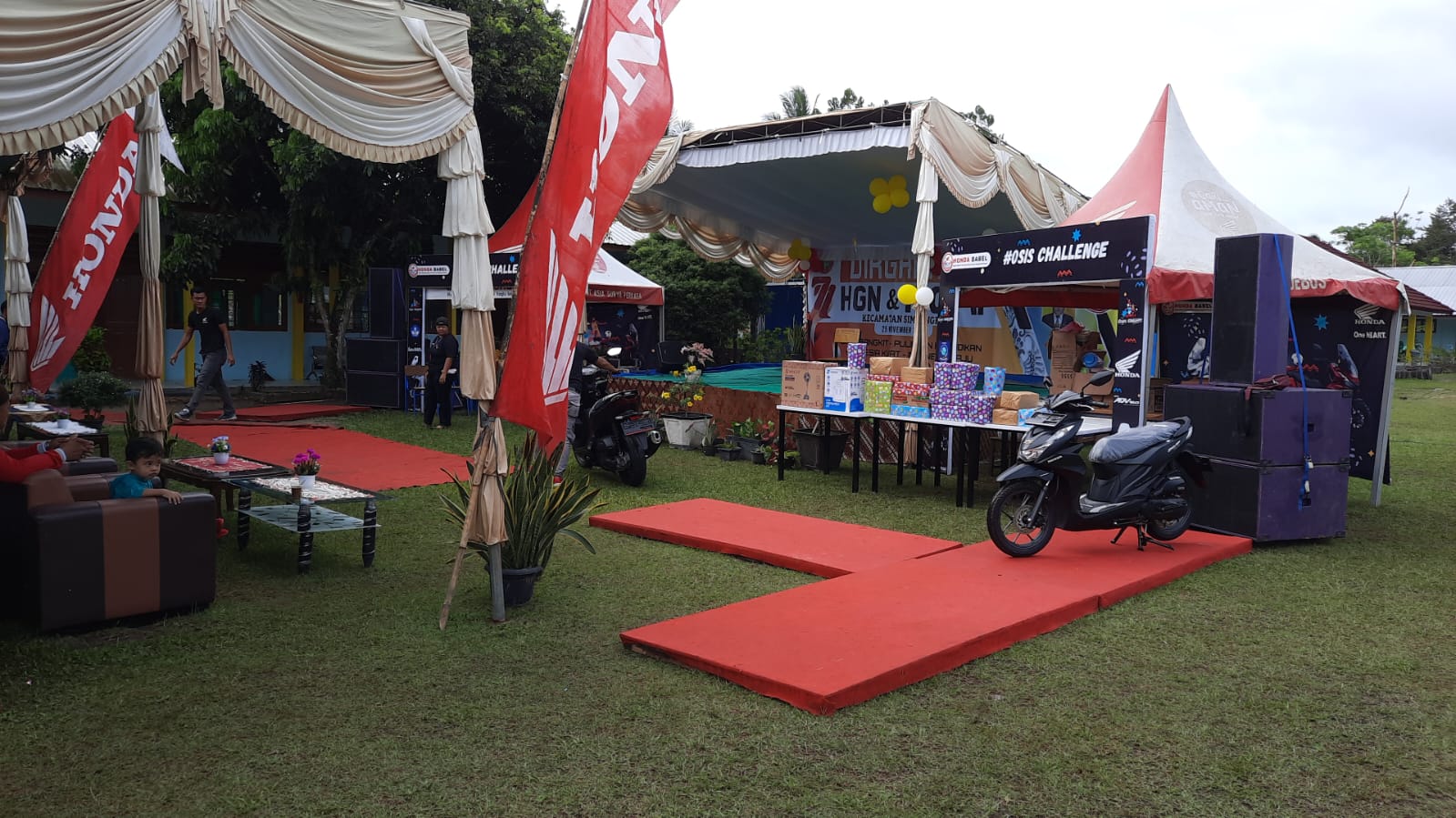 Honda TDM Simpang Katis Support HUT PGRI