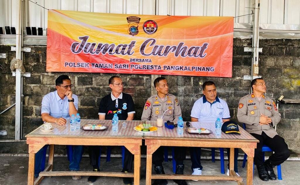 Jumat Curhat Jadi Sarana Polsek Taman Sari untuk Berbagi kepada Warga