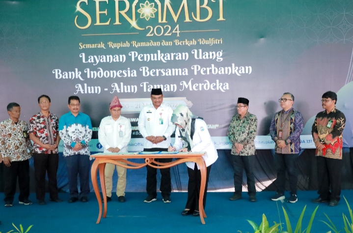 Pj Wako Lusje Hadiri Kick Off SERAMBI 2024, Layanan Penukaran Uang Bank Indonesia di Momen Ramadan & Idulfitri