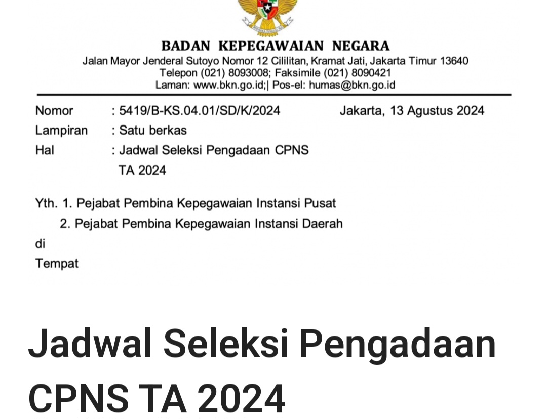 Pendaftaran CPNS Mulai 20 Agustus! Ini Tahapannya