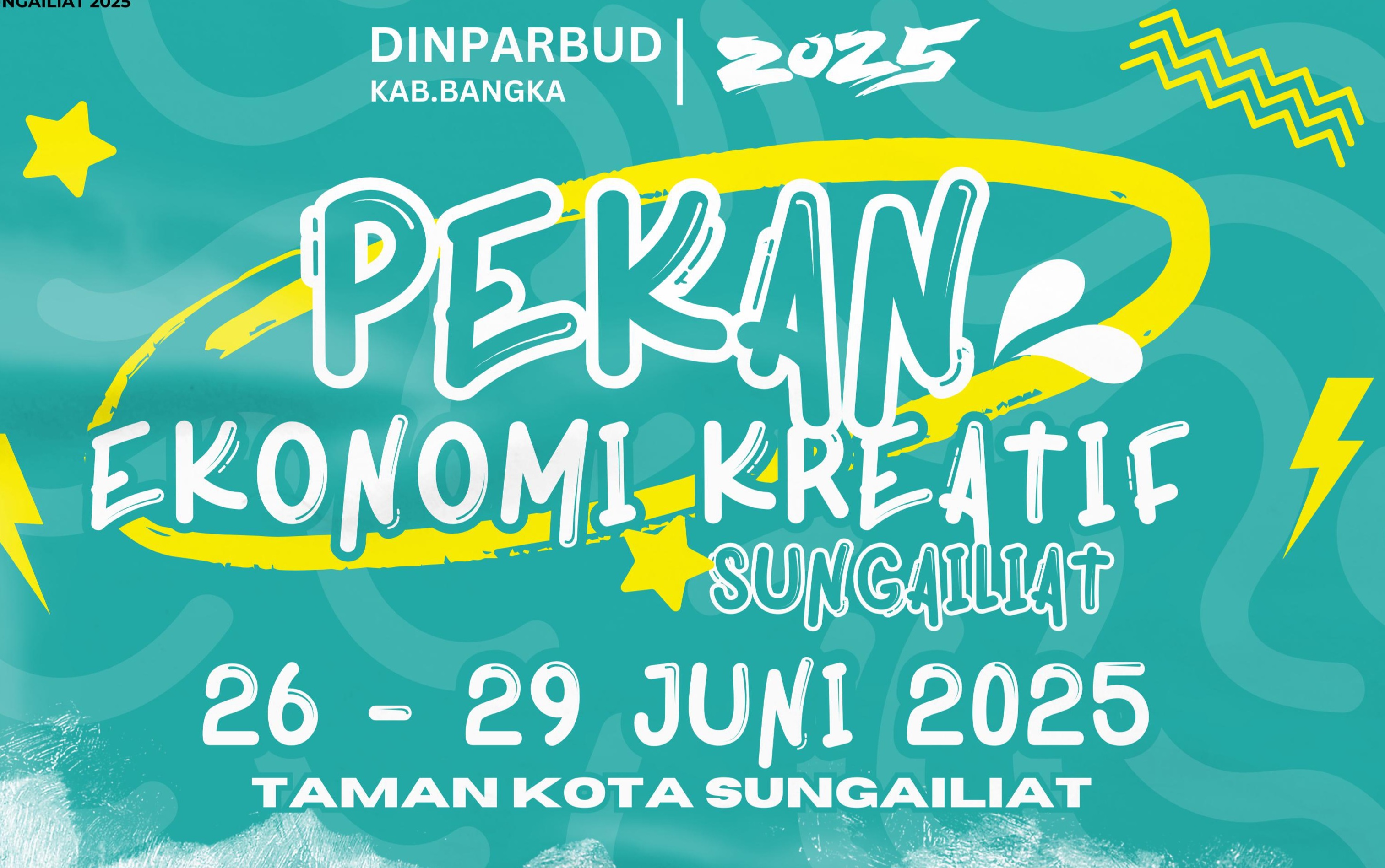 Dinparbud Tetapkan Jadwal Pekan Ekonomi Kreatif Sungailiat 2025